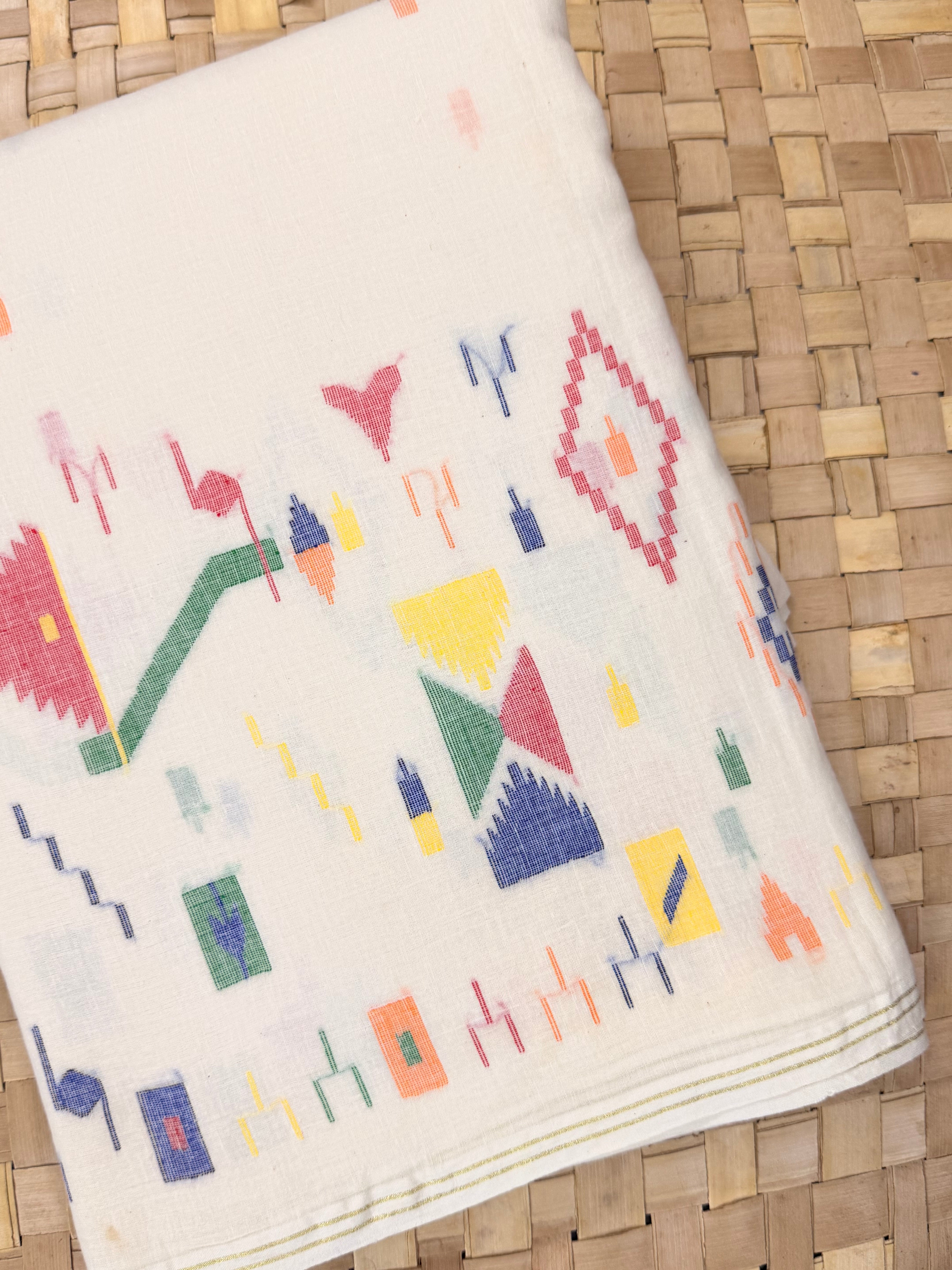 Muslin Jamdani 150 counts fabric