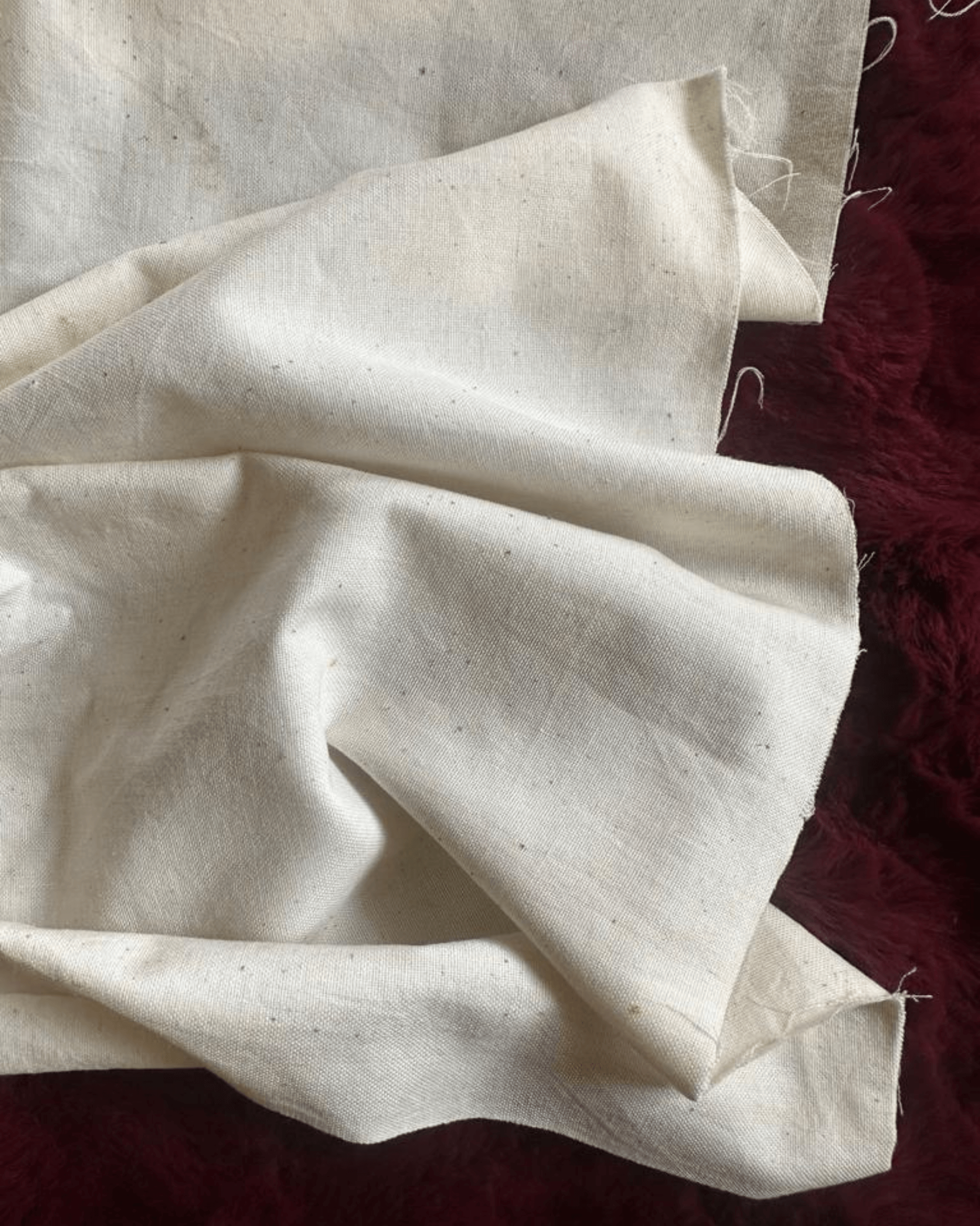 60s counts 4 ply fabric in Kora plain weave