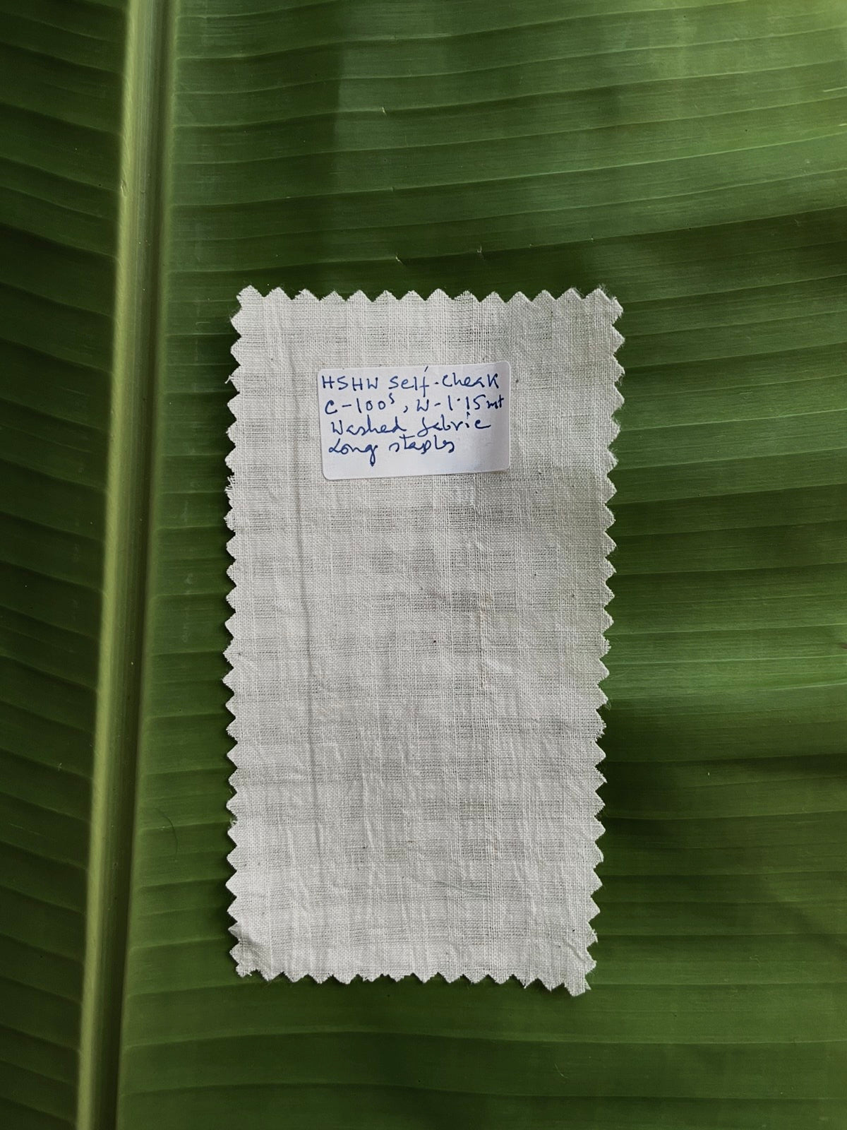 100 Counts Muslin Self Checks Kora Fabric