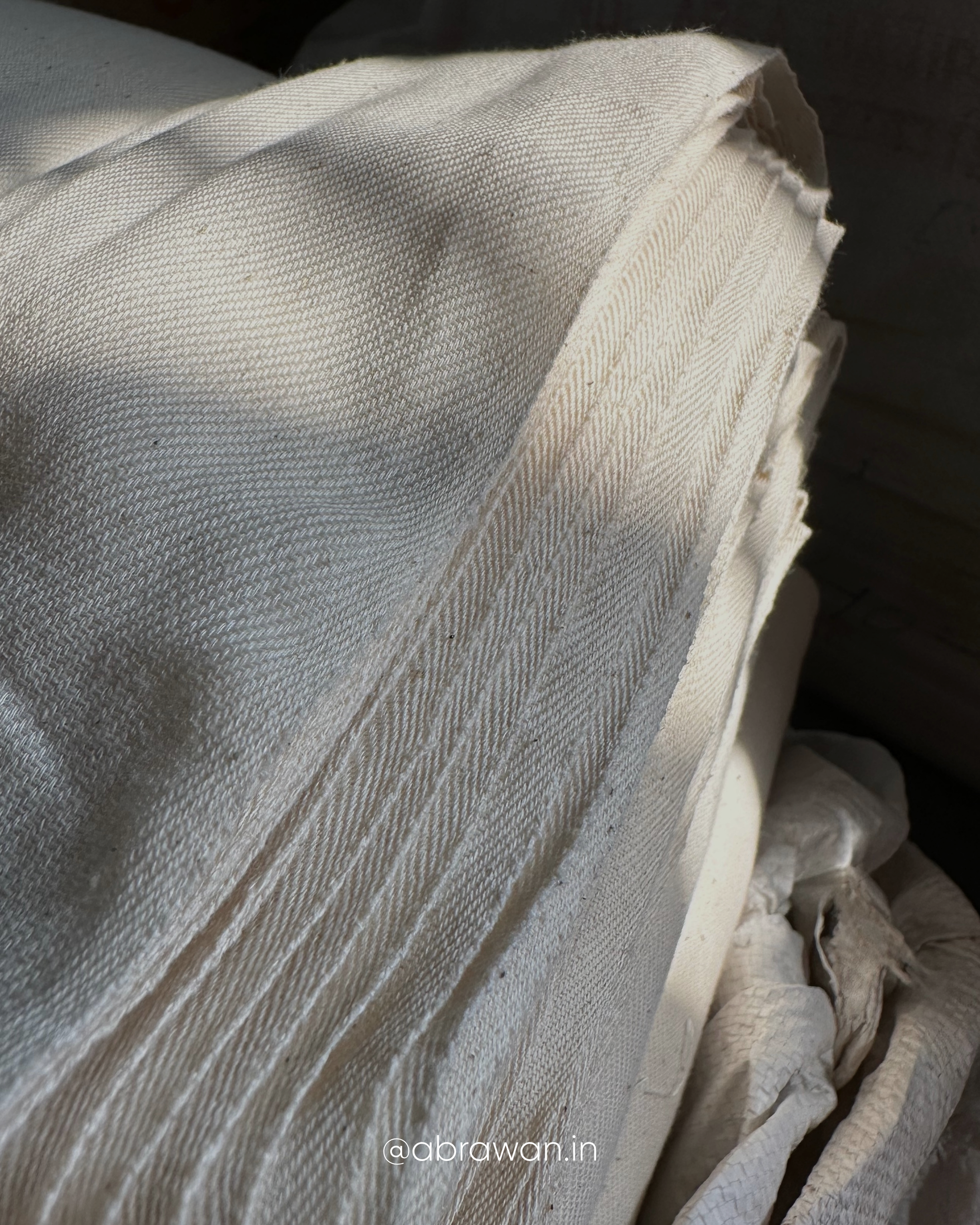 4 Paddle(twill) Kora Cotton Fabric handwoven