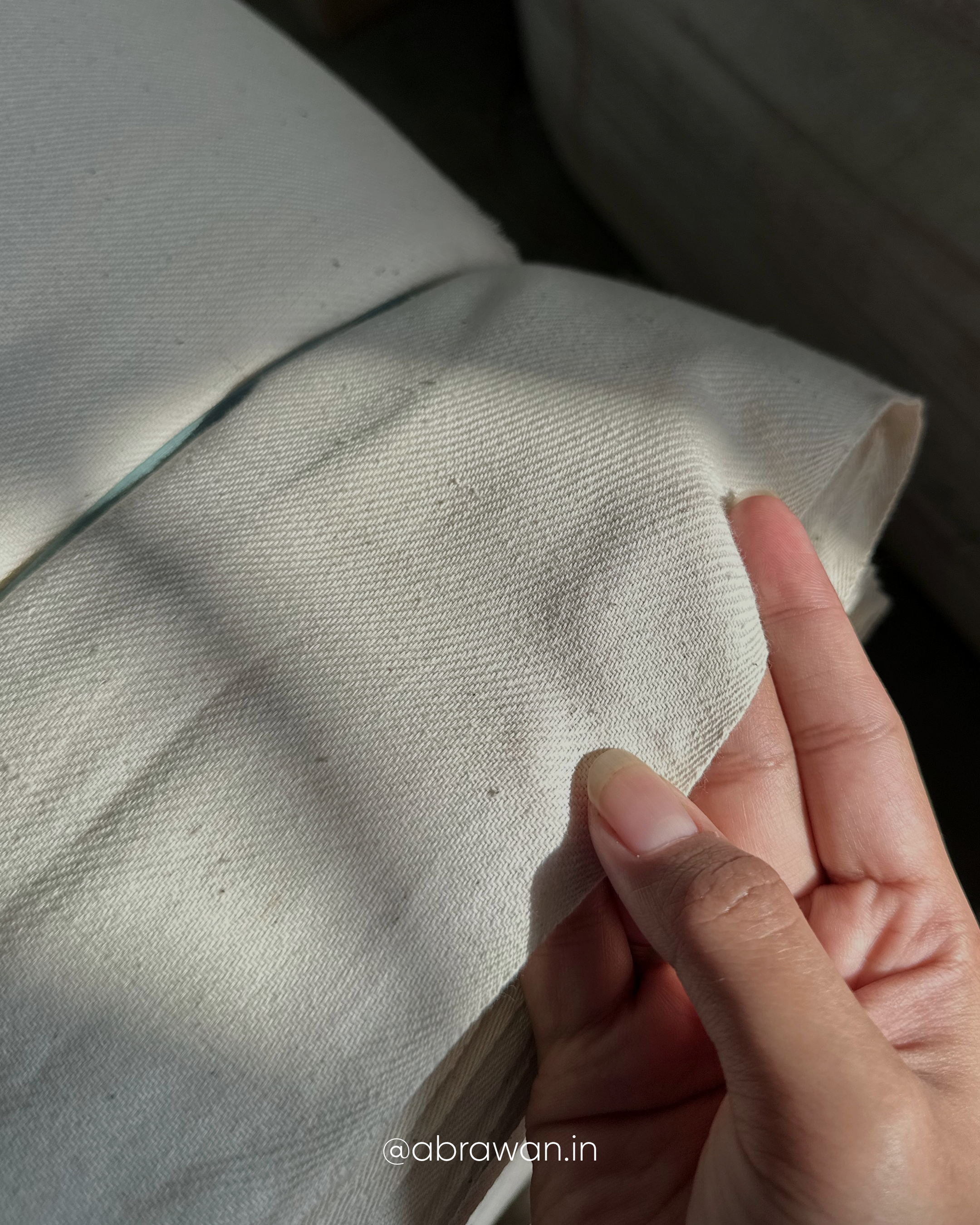 4 Paddle(twill) Kora Cotton Fabric handwoven