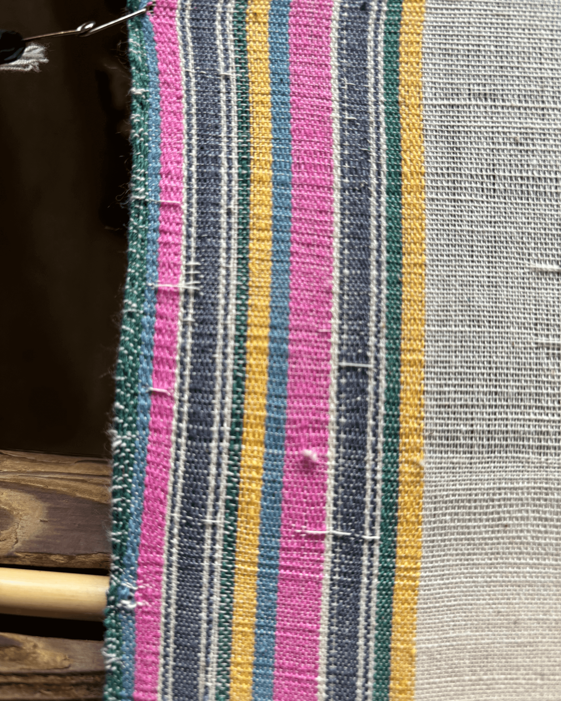 Handmade 33 counts Indigenous Cotton Saree with Natural Dyes