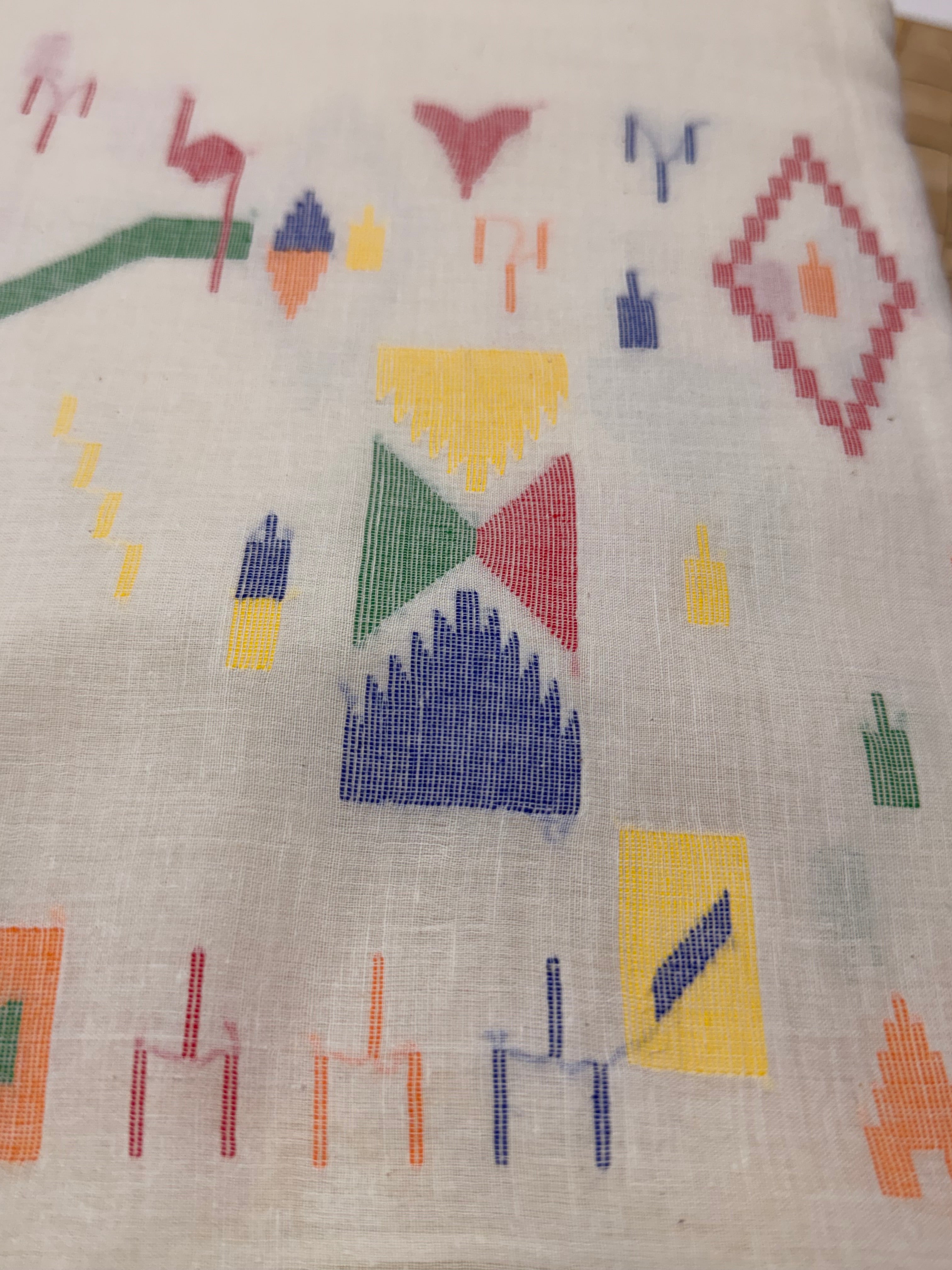 Muslin Jamdani 150 counts fabric