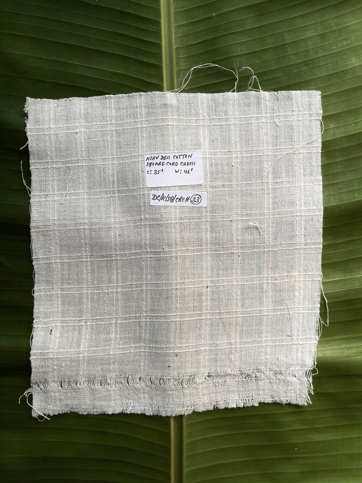 35-40 counts Indigenous Cotton Double Stripe Kora Fabric