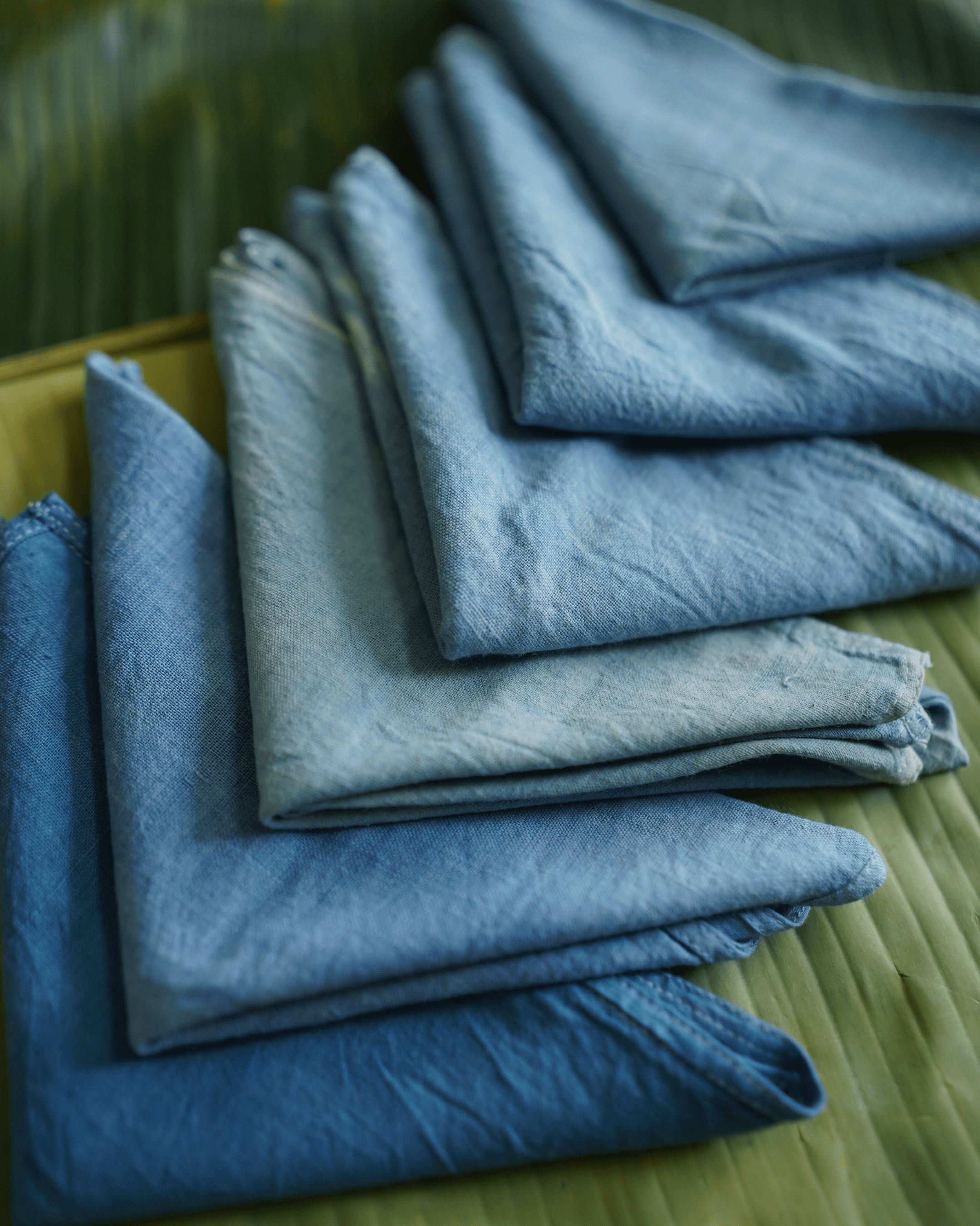 Handkerchief 33 counts Indigenous Cotton Natural dye Indigo