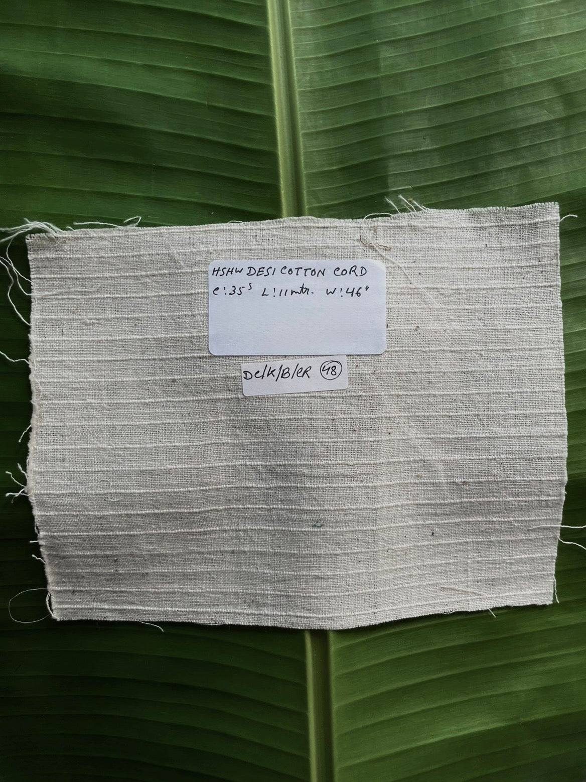 35 counts Indigenous Cotton Stripe Kora Fabric