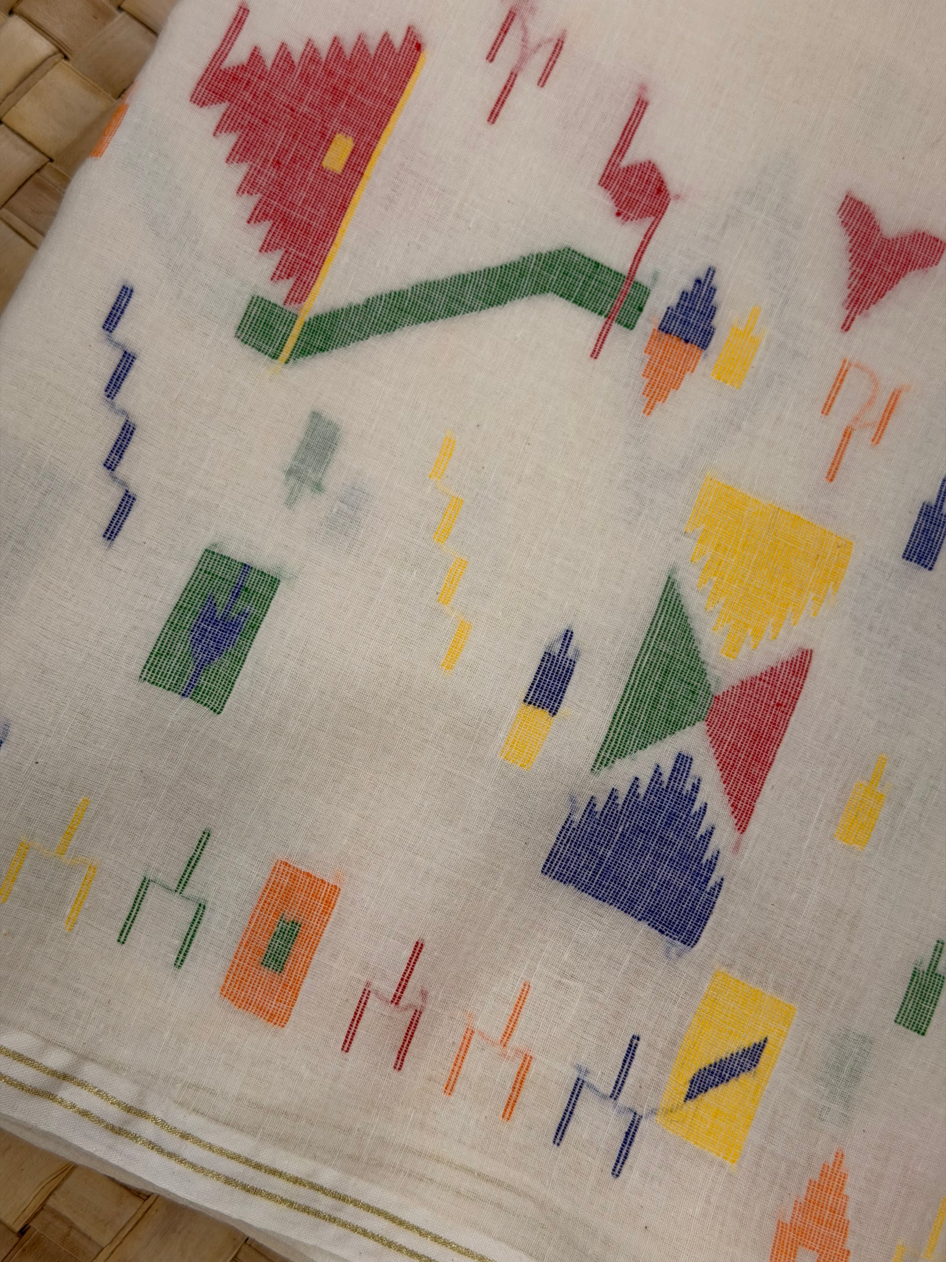 Muslin Jamdani 150 counts fabric